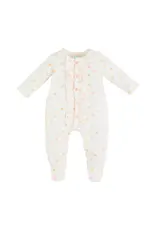 Mudpie Mud Pie- Cream Ruffle Dot Sleeper
