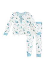 Mudpie Mud Pie- Blue Bamboo Golf Pajama Set