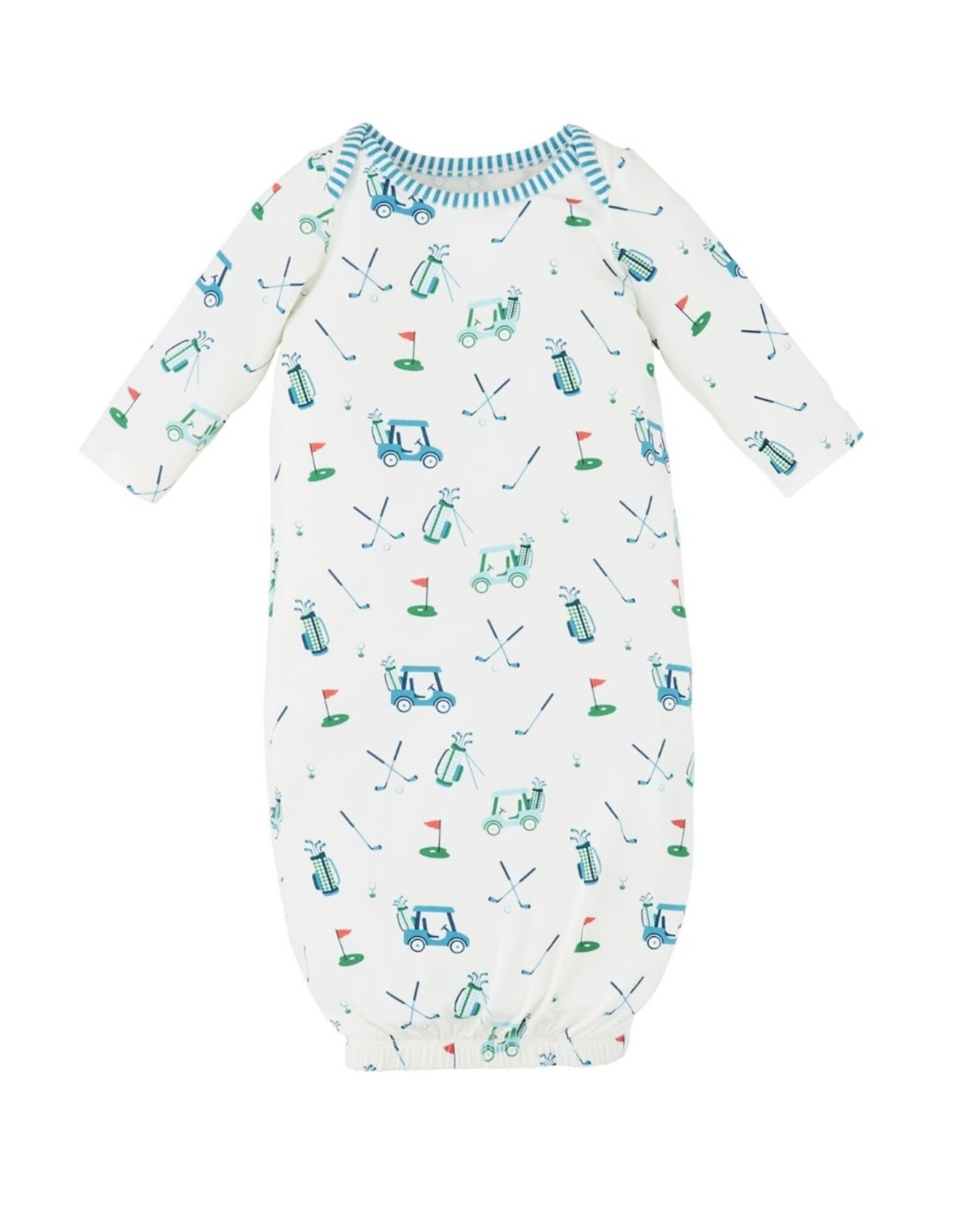 Mudpie Mud Pie- Blue Golf Bamboo Gown