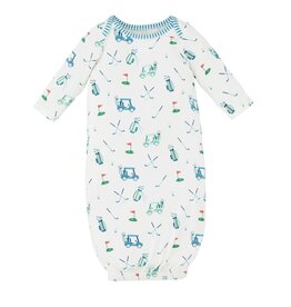 Mudpie Mud Pie- Blue Golf Bamboo Gown