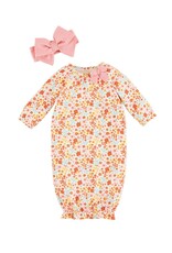 Mudpie Mud Pie- Fall Floral Take Me Home 0-3M Set