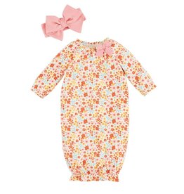 Mudpie Mud Pie- Fall Floral Take Me Home 0-3M Set