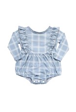 Be Girl Clothing Be Girl- Dusty Blue Playsuit Bubble Romper