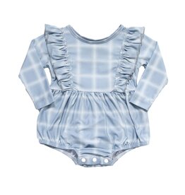 Be Girl Clothing Be Girl- Dusty Blue Playsuit Bubble Romper