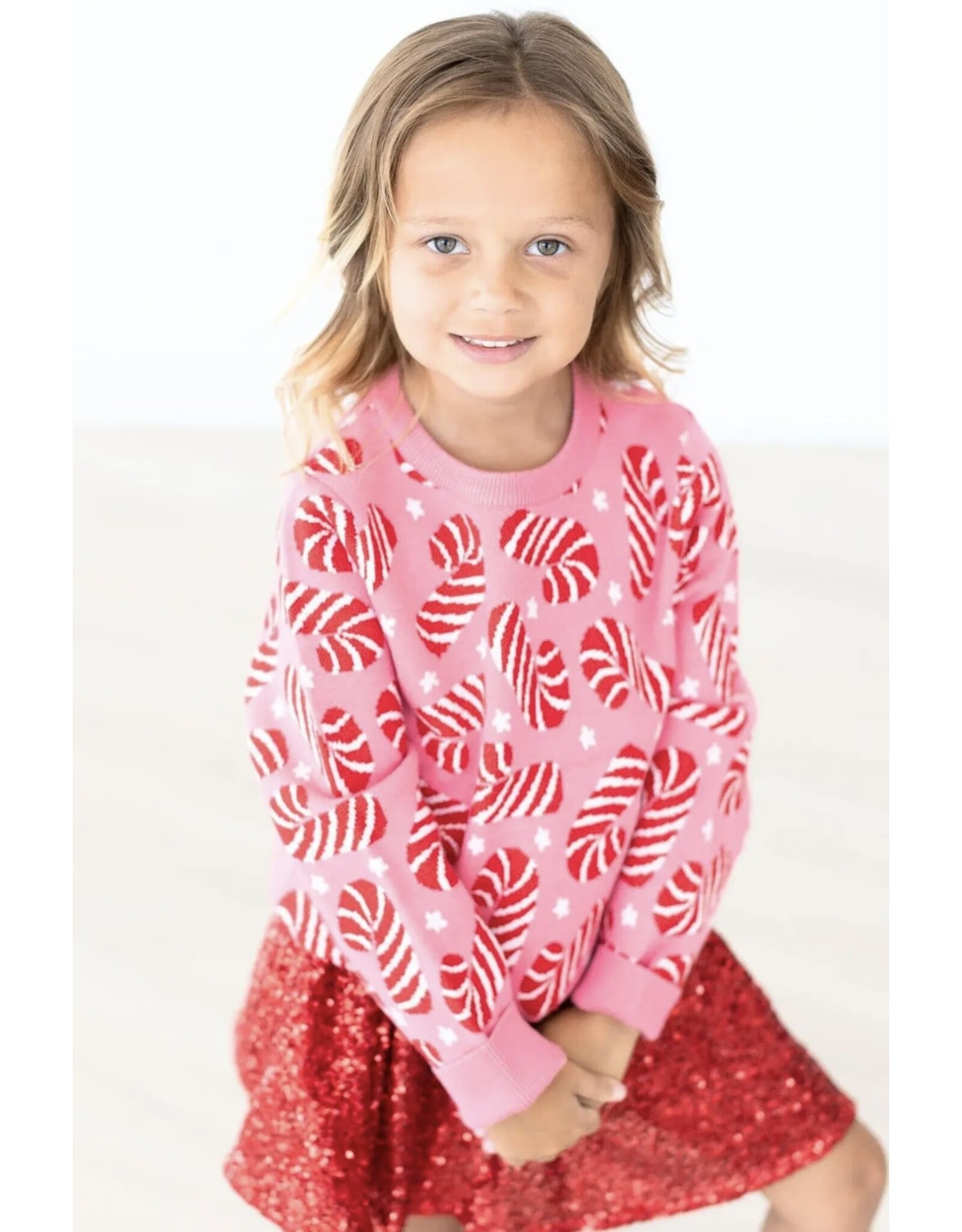 Mila & Rose Mila & Rose- Candy Canes Sweater