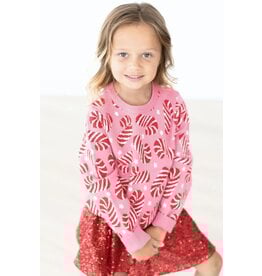Mila & Rose Mila & Rose- Candy Canes Sweater