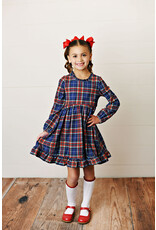 Swoon Baby Swoon Baby- Perfectly Plaid Navy Twirl Dress