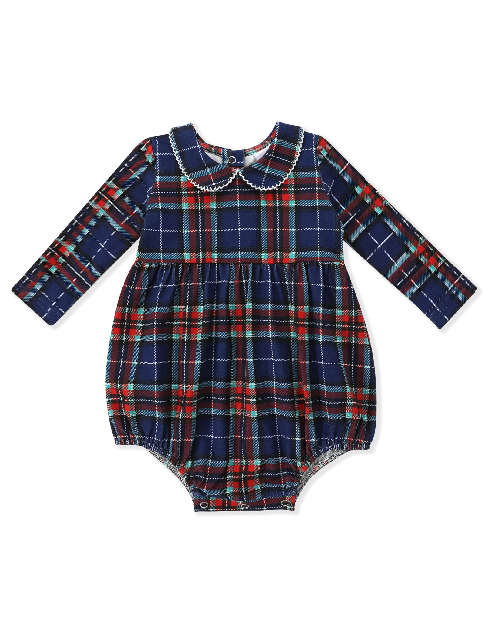 Swoon Baby Swoon Baby- Perfectly Plaid Navy Proper Bubble