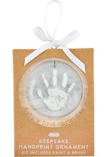 Mudpie Mud Pie- Neutral Baby's First Christmas Handprint Ornament