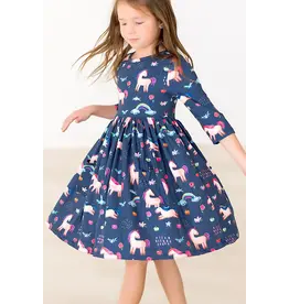 Mila & Rose Mila & Rose- Painted Skies Pocket Twirl Dress