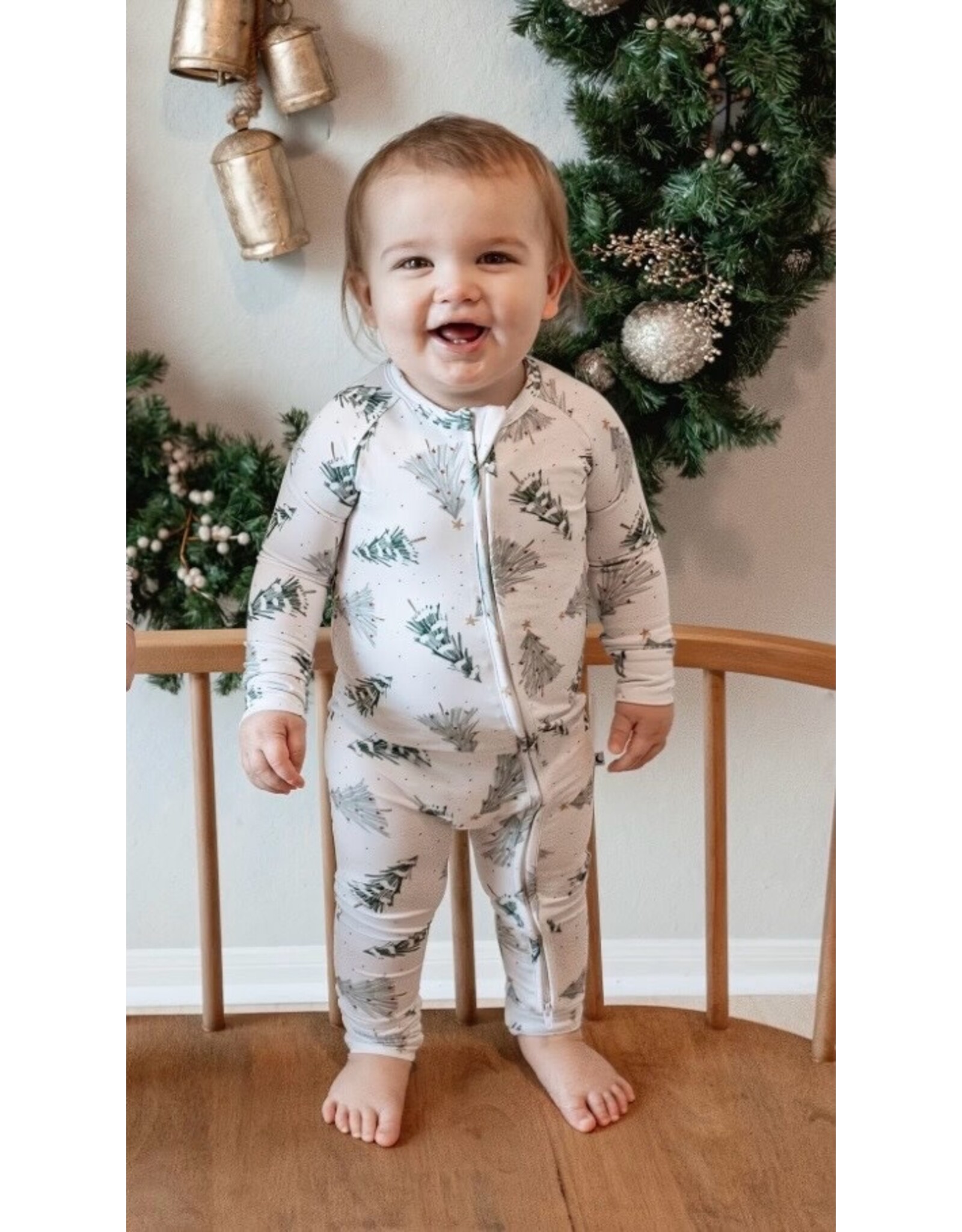 Jensen's Jammies Jensen Jammies- Winter Trees Zippy