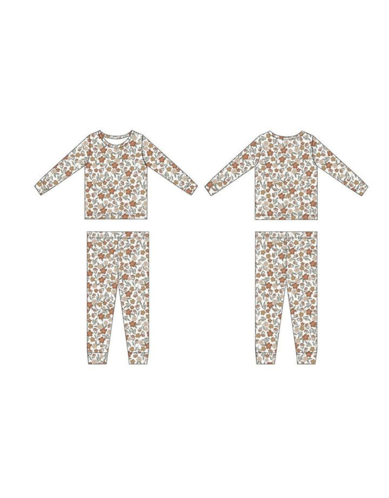 Jensen's Jammies Jensen Jammies- Floral Set