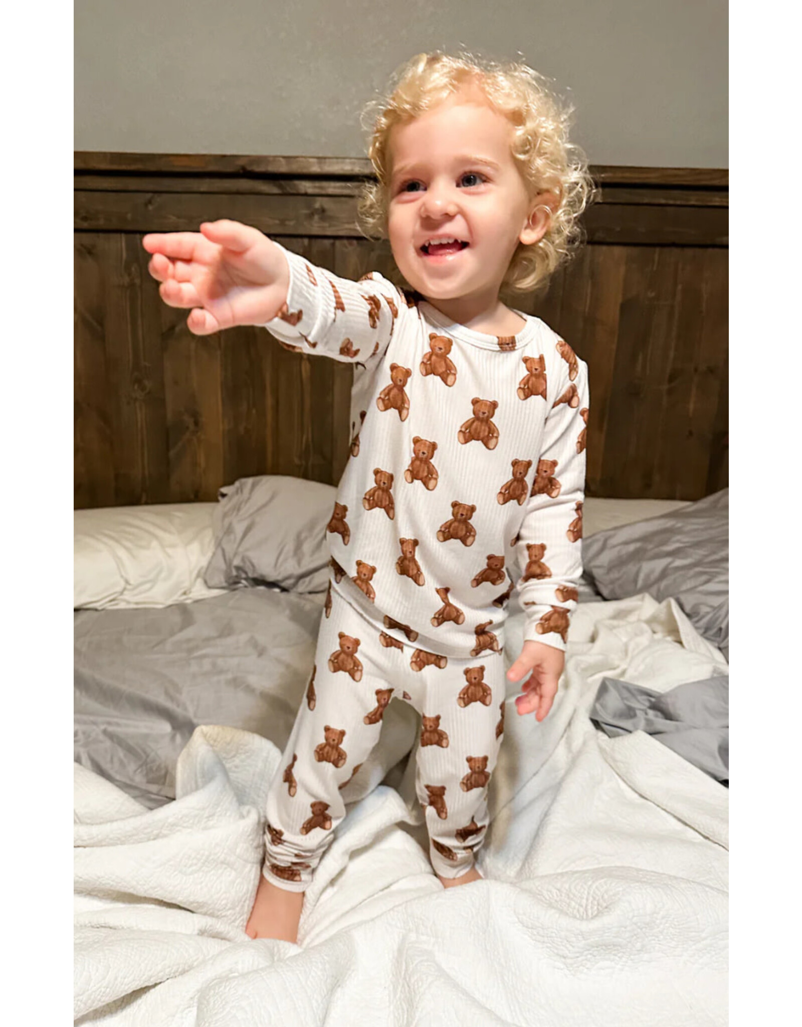 Jensen's Jammies Jensen's Jammies- Ribbed Bears Set