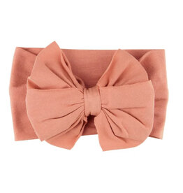 Ruffle Butts Ruffle Butts- Terra Cotta Big Bow Headband