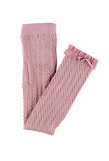 Ruffle Butts Ruffle Butts - Wisteria Mauve Cable Footless Ruffle Tights