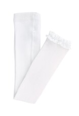 Ruffle Butts Ruffle Butts - White Footless Ruffle Tights
