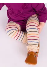 Ruffle Butts Ruffle Butts- Countryside Rainbow Stripe Footless Ruffle Tights