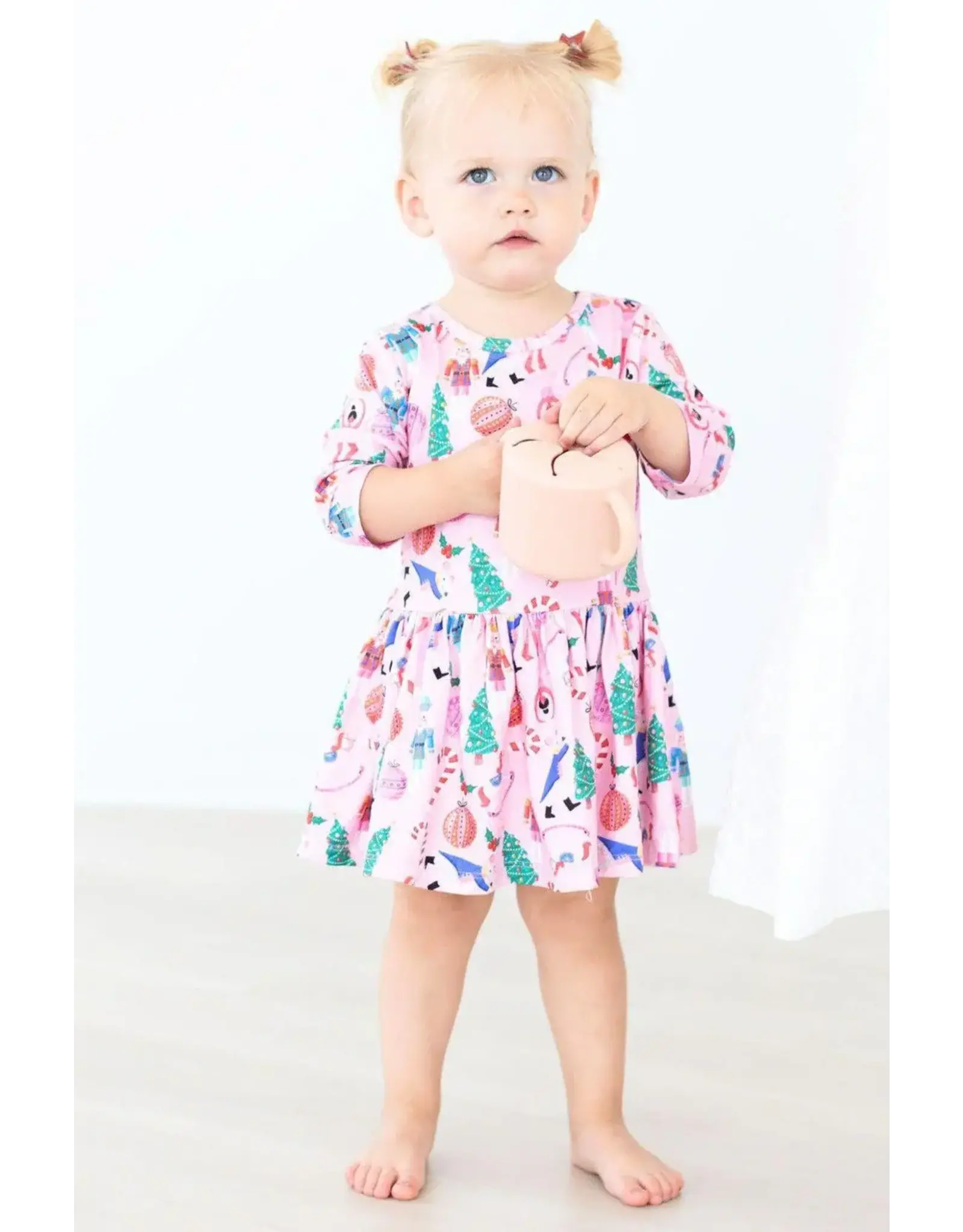 Mila & Rose Mila & Rose-  Sugarplum Fairy Twirl Flutter Bodysuit