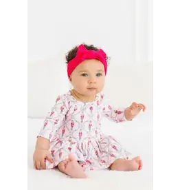Mila & Rose Mila & Rose-  Pink Nutcracker Twirl Flutter Bodysuit