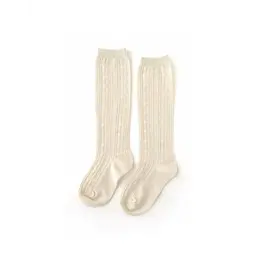 Little Stocking Co. Little Stocking- Vanilla Knit Knee High Socks