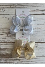 One Stop Bow Shop One Stop- Medium Metallic Bow #1312