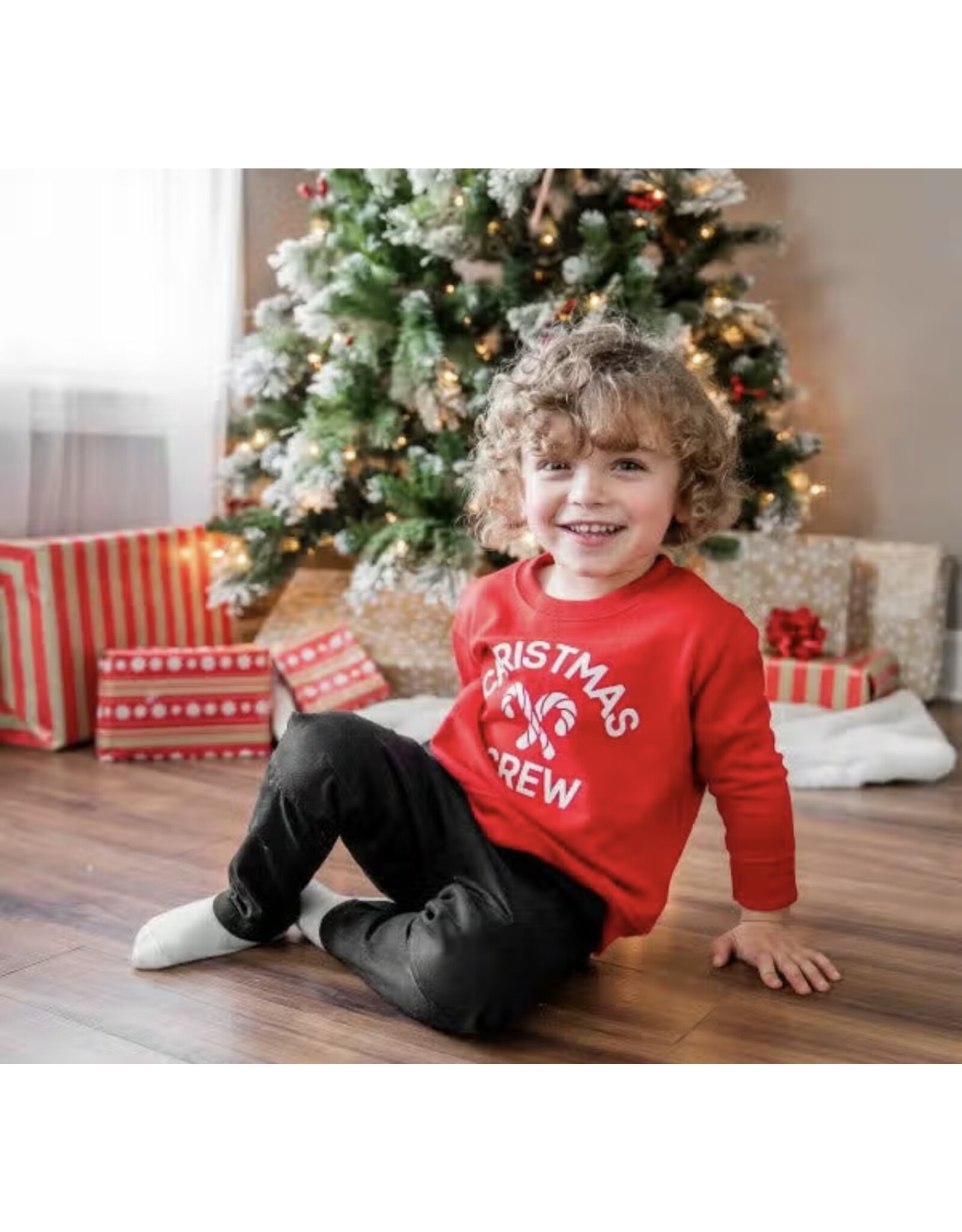 Sweet Wink- Christmas Crew Sweatshirt