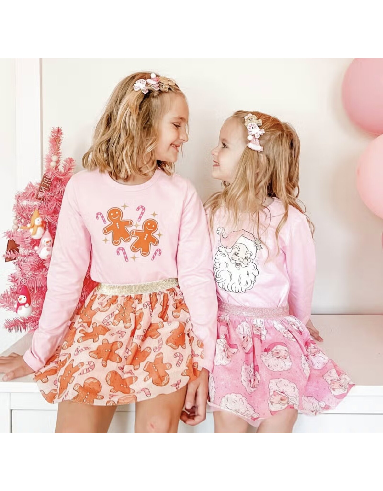 Sweet Wink- Retro Santa Christmas Tutu