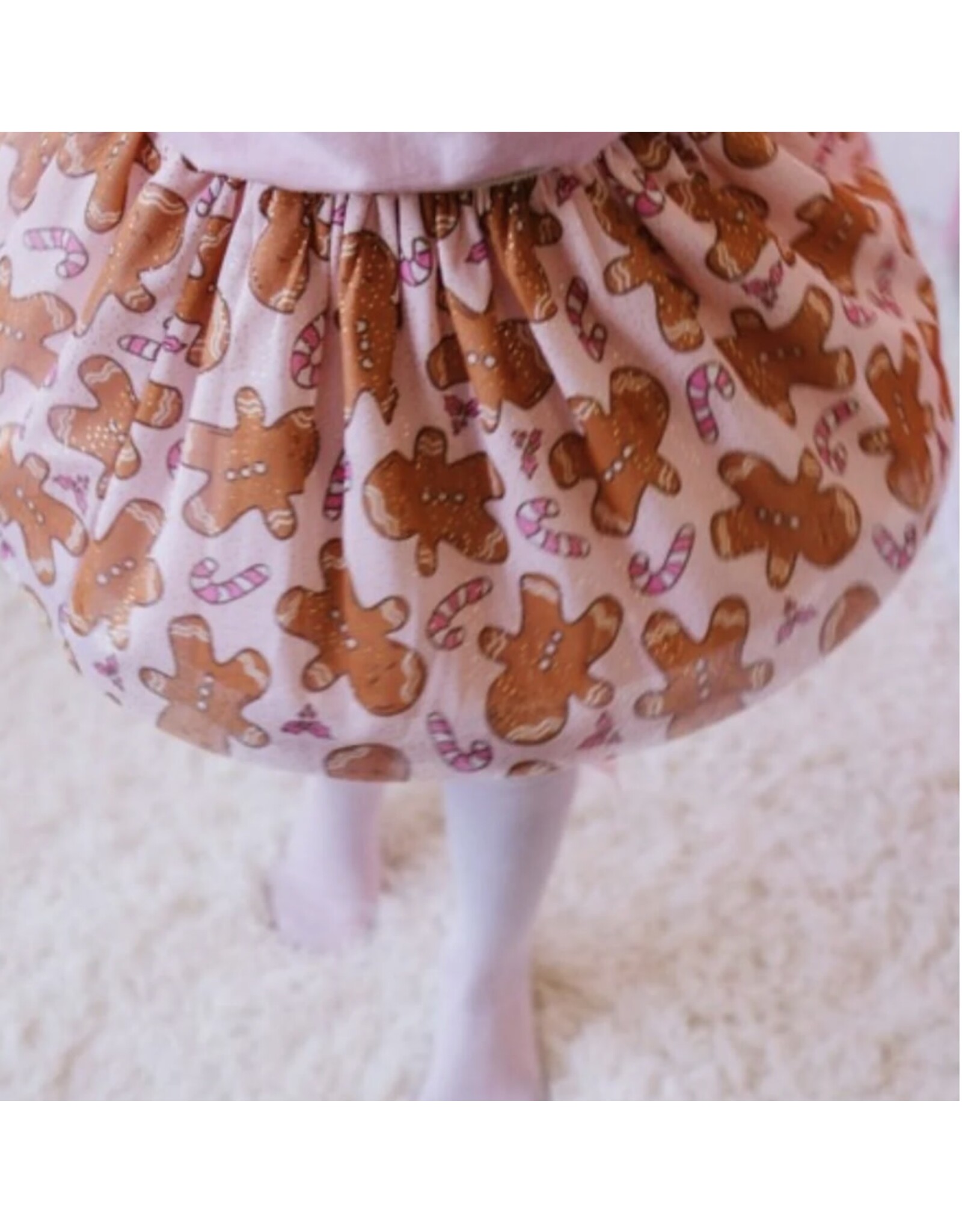 Sweet Wink- Gingerbread Christmas Tutu