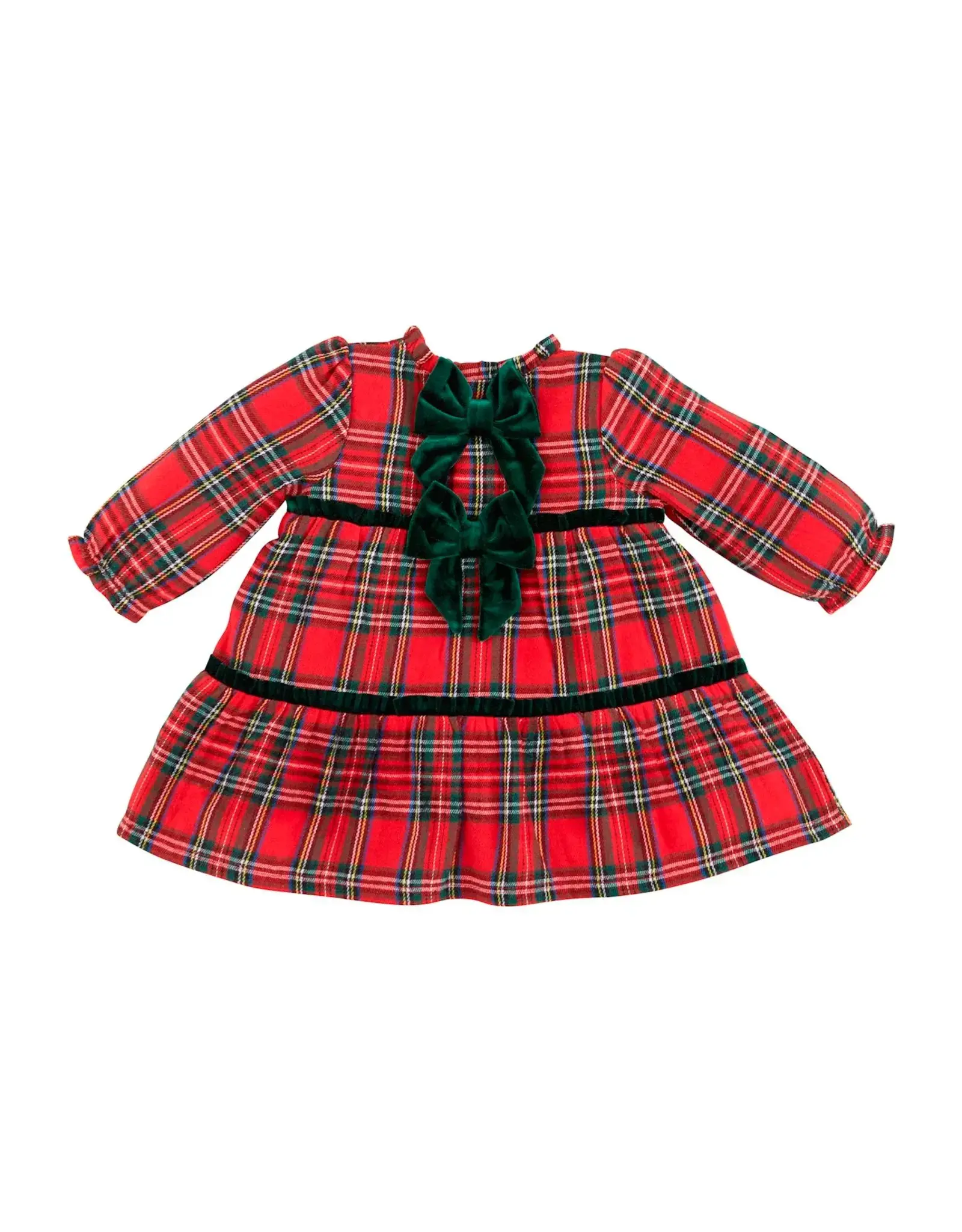 Mudpie Mud Pie- Tartan Tiered Dress