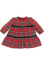 Mudpie Mud Pie- Tartan Tiered Dress