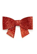 Sweet Wink Sweet Wink- Red Glitter Bow Clip
