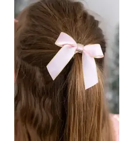 Sweet Wink- Blush Coquette Bow Clip