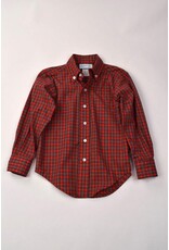 Funtasia- Red Plaid Button Down Shirt