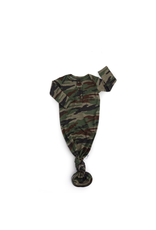 Gigi & Max Gigi & Max- NB Camo Knotted Button Gown Only