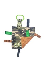 Baby Jack & Company Baby Jack & Co.- Army Camouflage Crinkle Tag Toy Teether 8’ x 8’