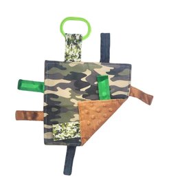 Baby Jack & Company Baby Jack & Co.- Army Camouflage Crinkle Tag Toy Teether 8’ x 8’