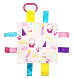 Baby Jack & Company Baby Jack & Co.- Princess Dress Up Crinkle Tag Toy Teether 8’ x 8’