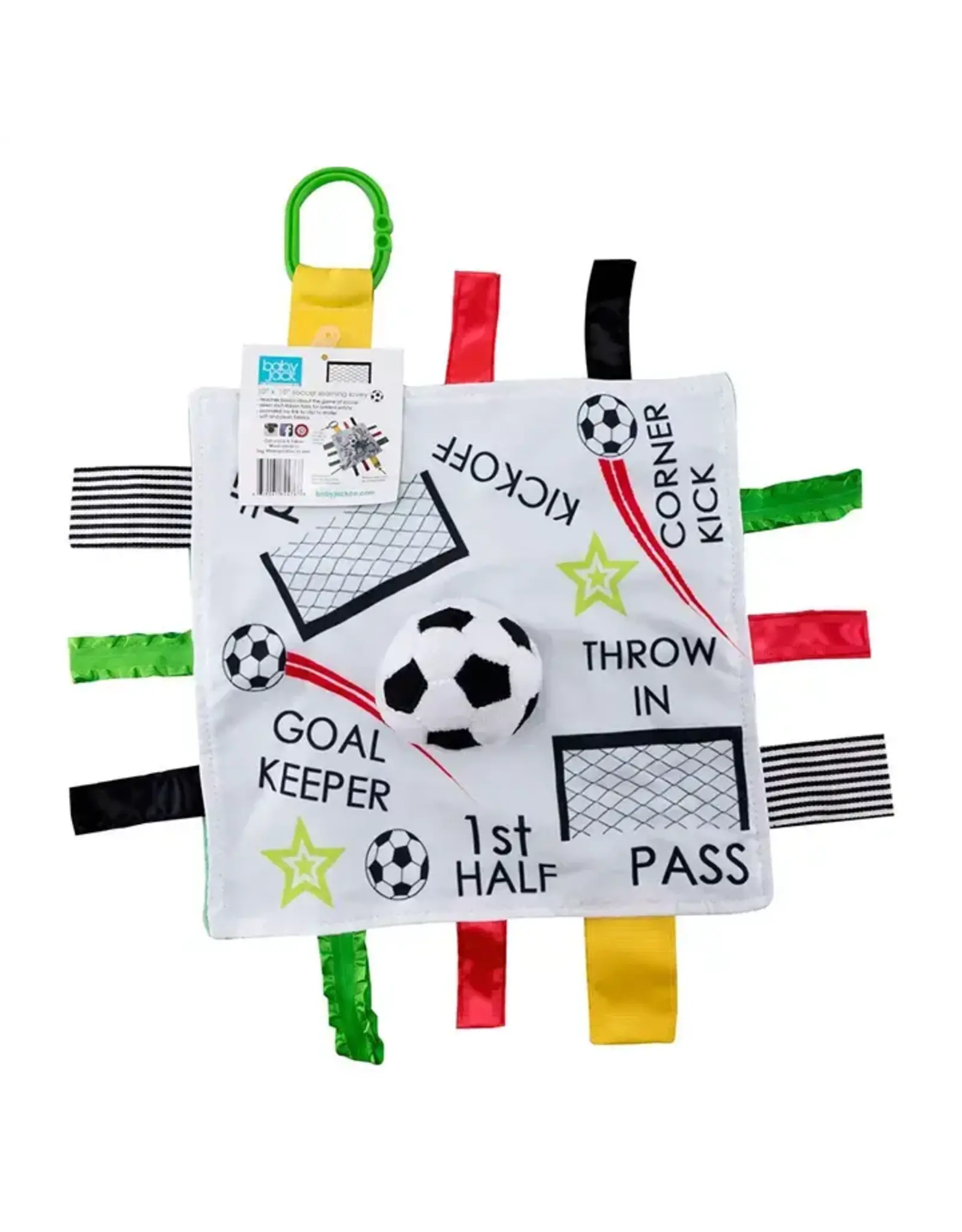 Baby Jack & Company Baby Jack & Co. - Soccer Lovey Tag Stroller Toy 10’ x 10’