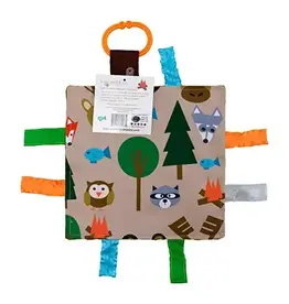 Baby Jack & Company Baby Jack & Co.- Forest Woodland Crinkle Tag Toy Teether 8’ x 8’