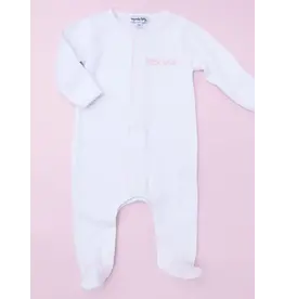 Magnolia Baby Magnolia Baby- Little Sister Embroidered Footie