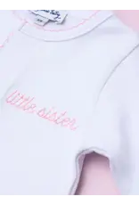Magnolia Baby Magnolia Baby- Little Sister Embroidered Footie
