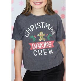 Paper Flowers- Christmas Baking Crew Tee