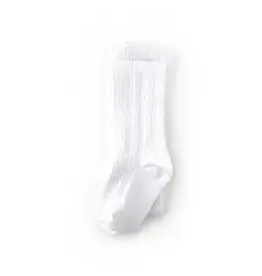 Little Stocking Co. Little Stocking- White Cable Knit Tights
