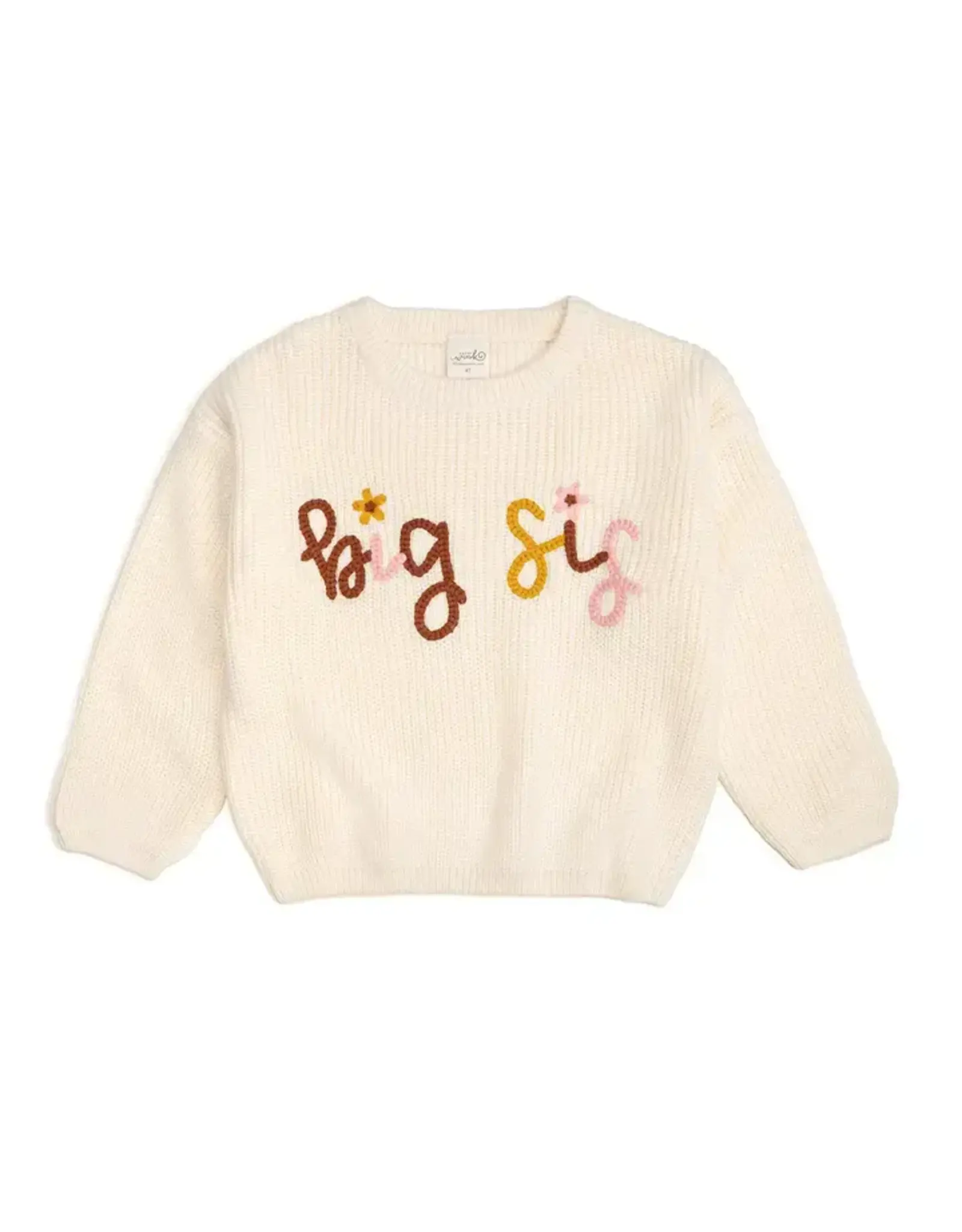 Sweet Wink- Big Sis Yarn Knit Sweater