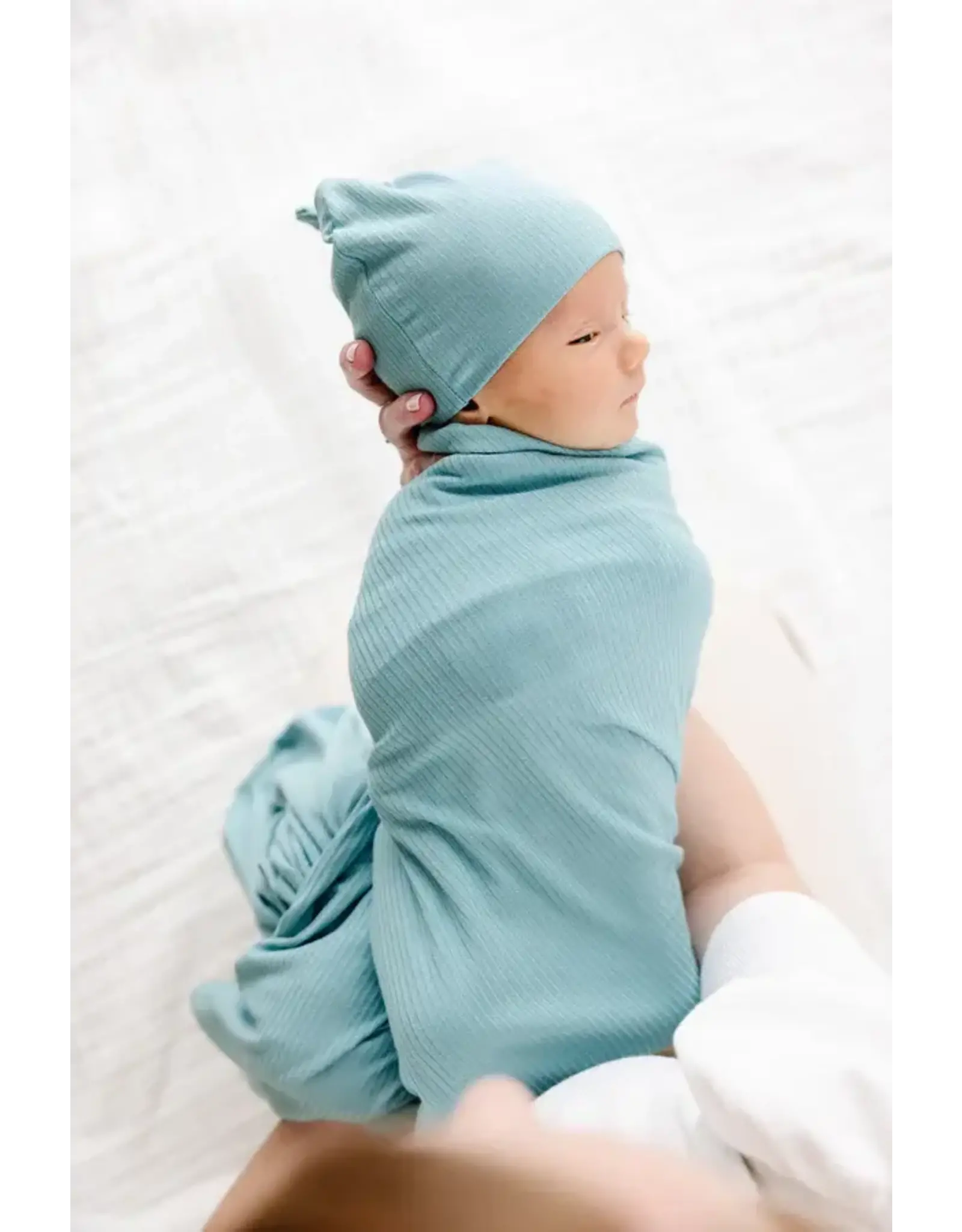 Lou Lou & Company Lou Lou- Beckham Ribbed Swaddle Blanket