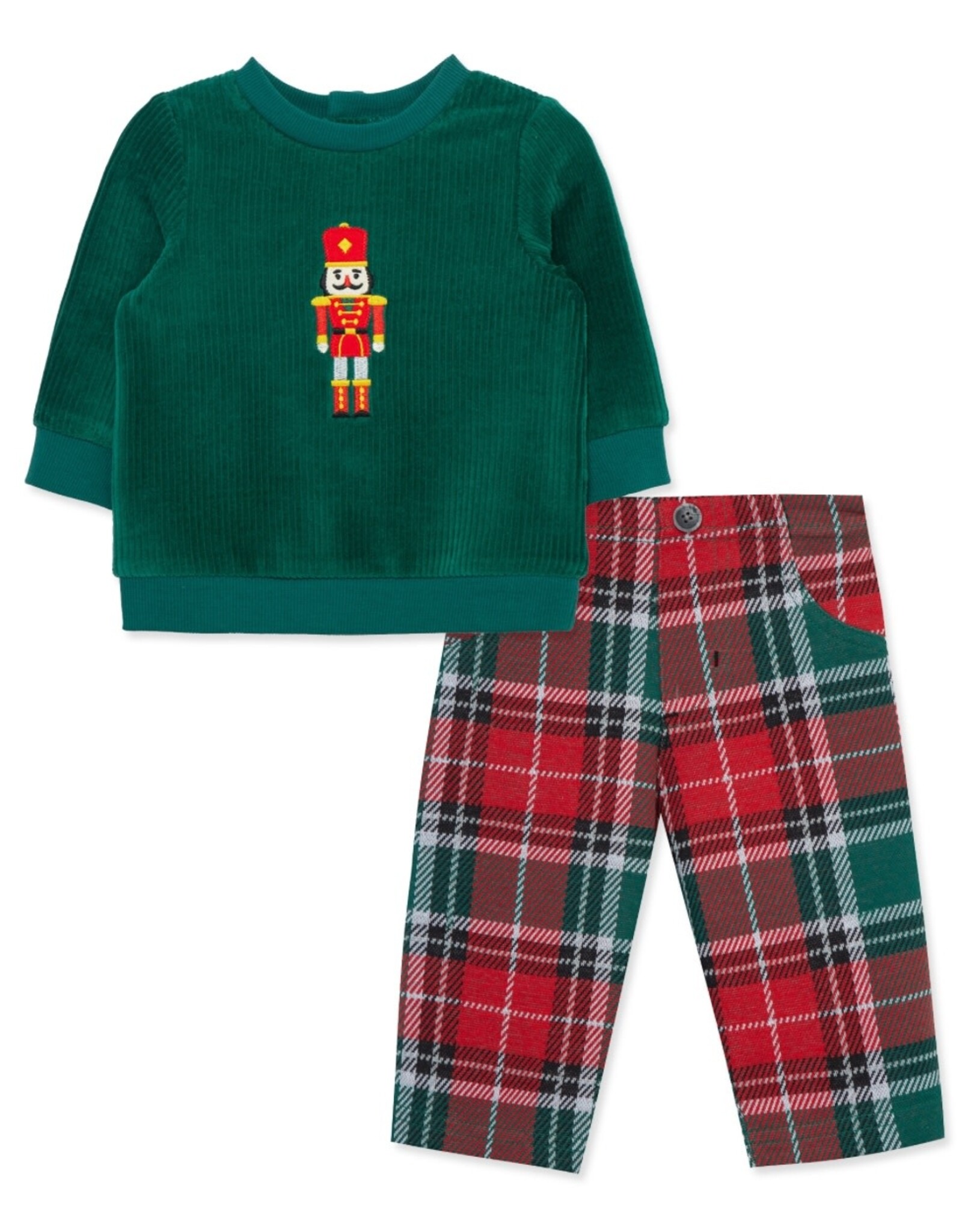 Little Me Little Me- Nutcracker Pant Set