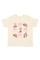 Sweet Wink- Natural Coquette Cowgirl T-Shirt