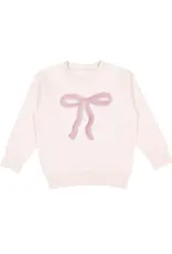 Sweet Wink- Coquette Bow Patch Sweatshirt
