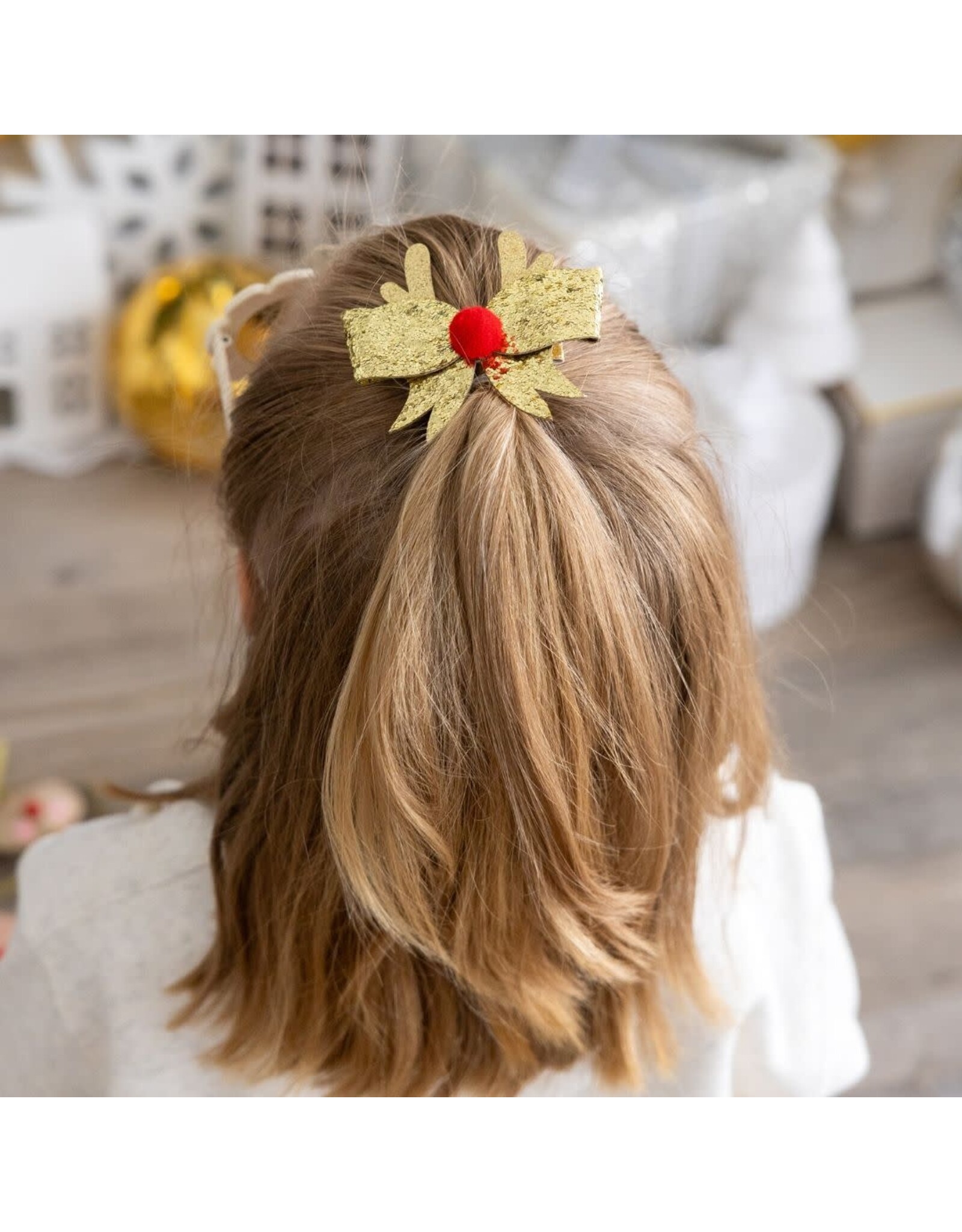 Sweet Wink- Red Nose Reindeer Clip