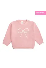 Sweet Wink- Bow Yarn Knit Sweater